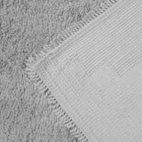 Hotel Style Cotton Blend Solid Bath Rug - 17 x 24 Silver - Walmart.com