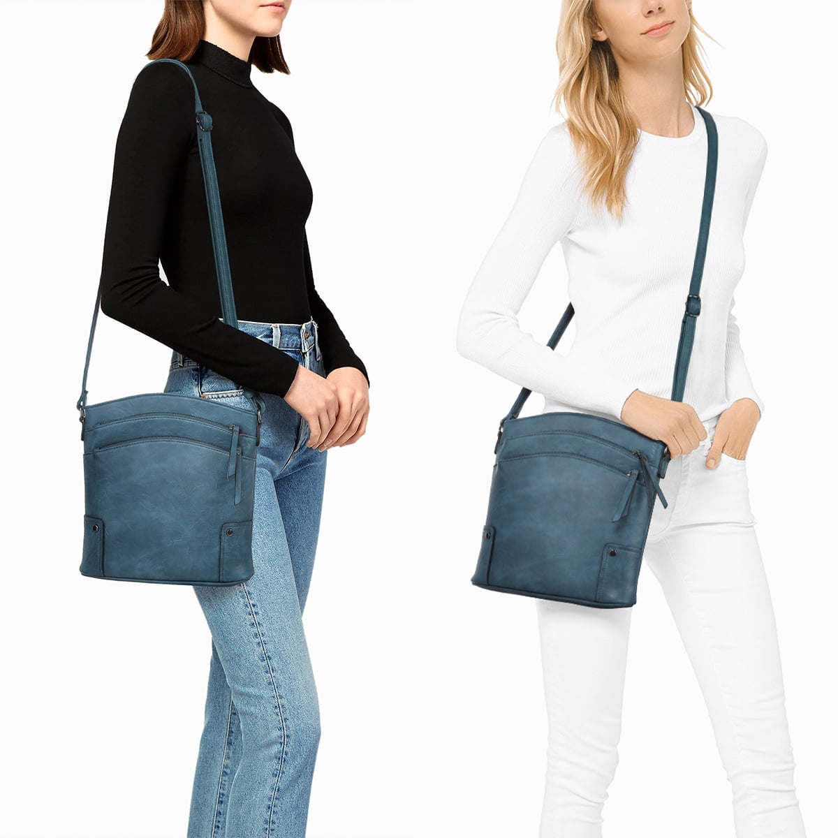 VONMAY Women's Crossbody Bags Multi-pockets Crossover Shoulder Bags