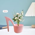 thumbnail image 6 of SunniMix 2Pcs Flower Pot Bookshelf Decor Desktop Ornament Table Ornaments Lady Shoe Shape, 6 of 8