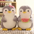 thumbnail image 3 of Cute Penguin Hugging Fruit Plush Stuffed Doll Kids Toy Home Decor Valentine Gift, 3 of 7