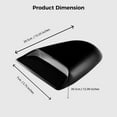 thumbnail image 5 of Car Hood Scoop, Front Hood Vent Cover for Decorative or Air Flow Intake and Aero Dynamic, Universal Fit for Pickup Trucks, SUVs, Sedans, Automotive Accessory, 5 of 10