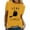 Yellow, variant on LUOGENLI Female T-shirts for Womens Womens Spring Summer Cats Printed Short Sleeve O Neck T Shirt Top Womens Funny T-shirts Graphic Tees Summer Clothes Grey XXL