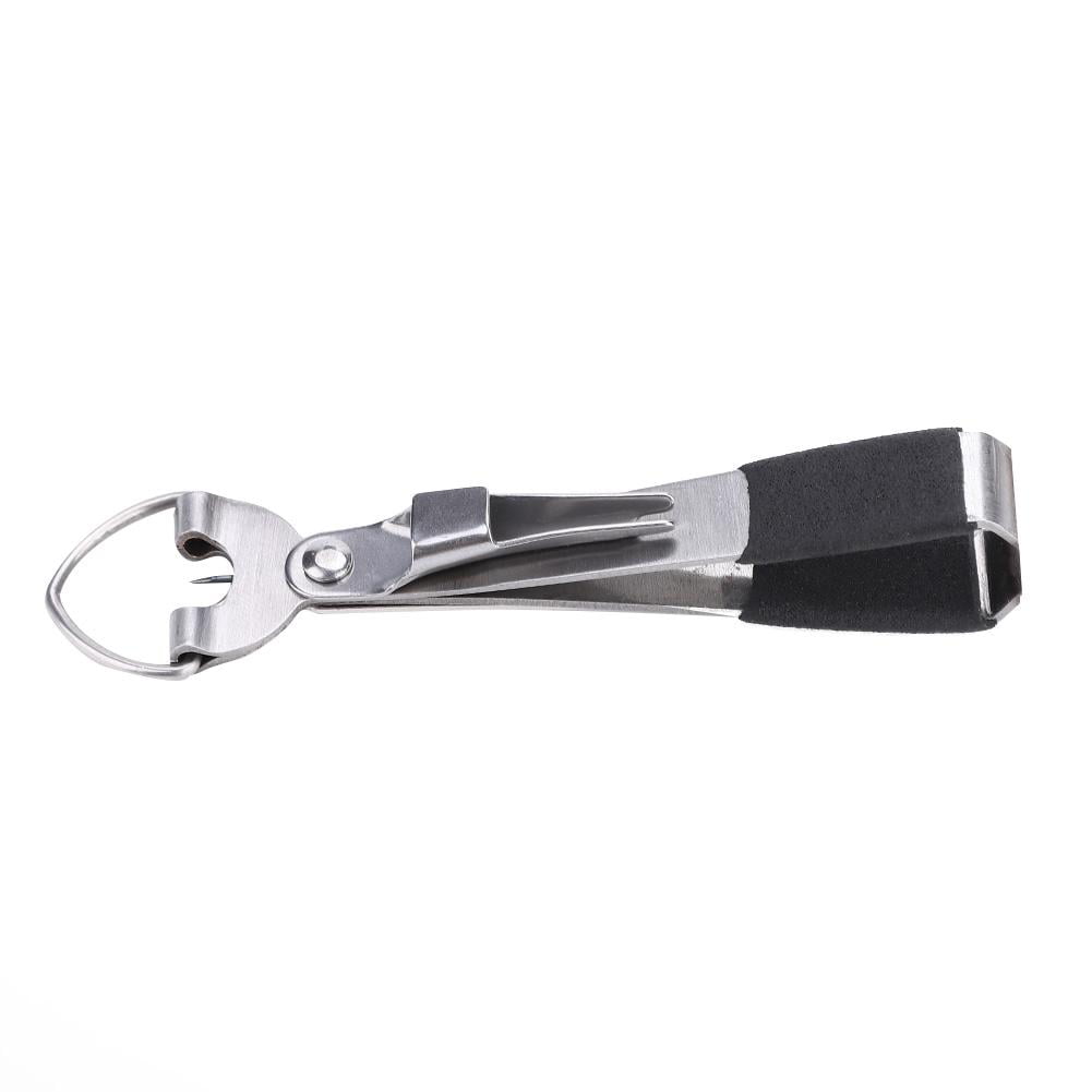 fishing nipper reel fishing line nail cutter clipper stainless steel tool _TI 