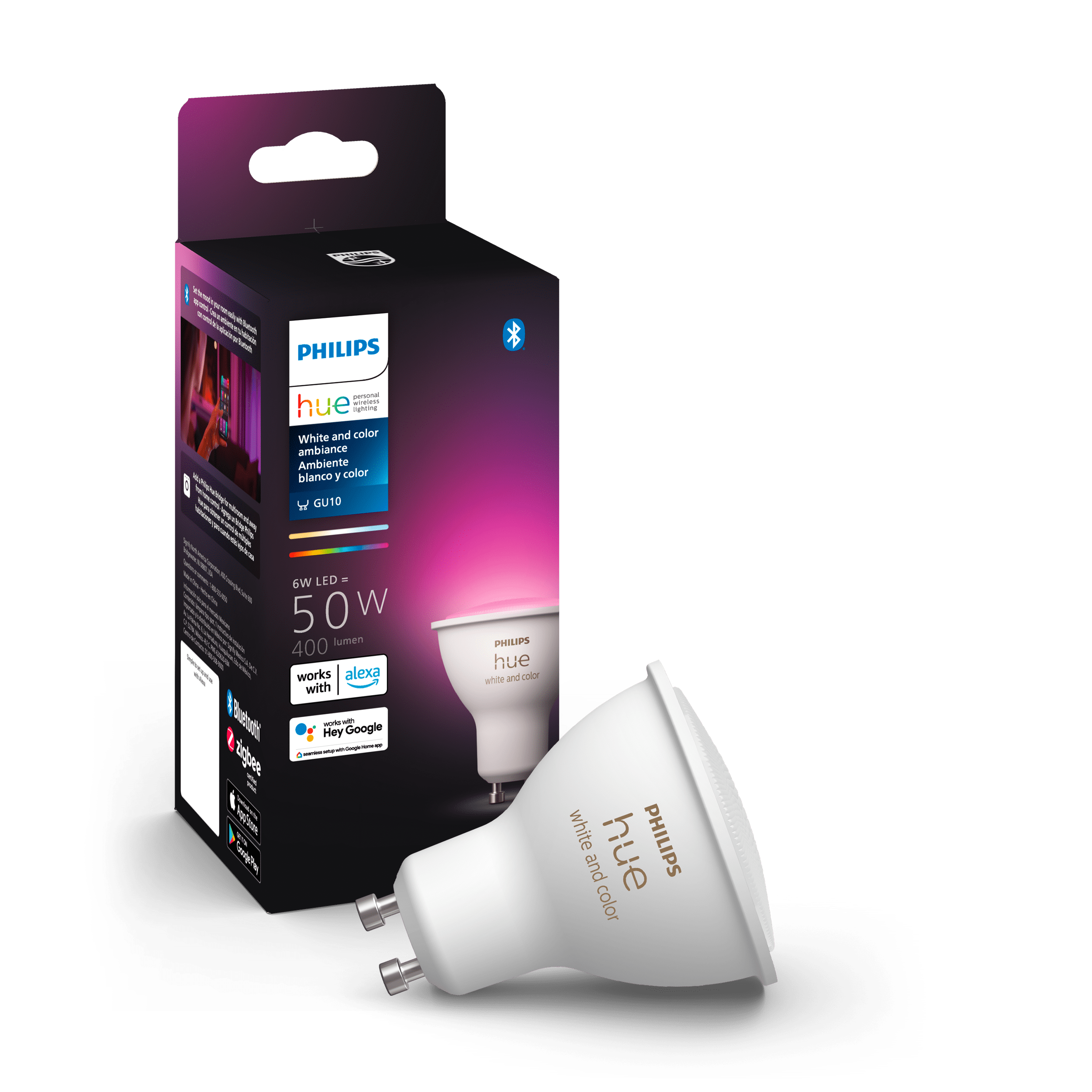 Philips Hue White and Color Bluetooth Smart LED Bulb -