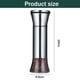 thumbnail image 2 of Molinillo de acero inoxidable rellenable Dinheiro – Molinillo de pimienta negra ajustable, molinillo de especias fresco de larga duración, licuadora de vidrio que se puede utilizar para pimienta,, 2 of 7