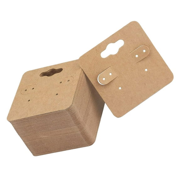 Worgeous 100pcs Jewelry Display Cards For Selling Earrings Earring Cards For Selling Jewelry Ear Card Display Earring Holder For Selling