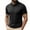 c01Black, variant on Men's Business Casual Shirts Button Down Shirt Solid Colod Lapel Short Sleeve T-Shirt Stretchy Golf Tees Fitted Dress Shirts Red XL