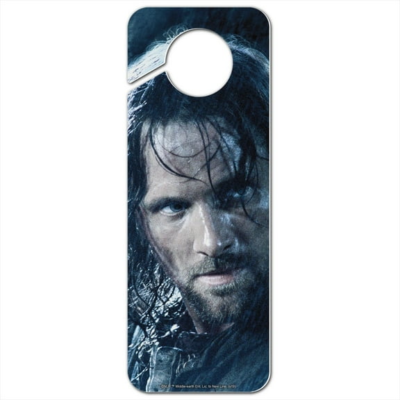 The Lord of the Rings Aragorn Character Plastic Door Knob Hanger Sign