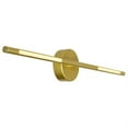 thumbnail image 3 of CWI Lighting Oskil 1 Light LED Integrated Metal Wall Light in Satin Gold, 3 of 4