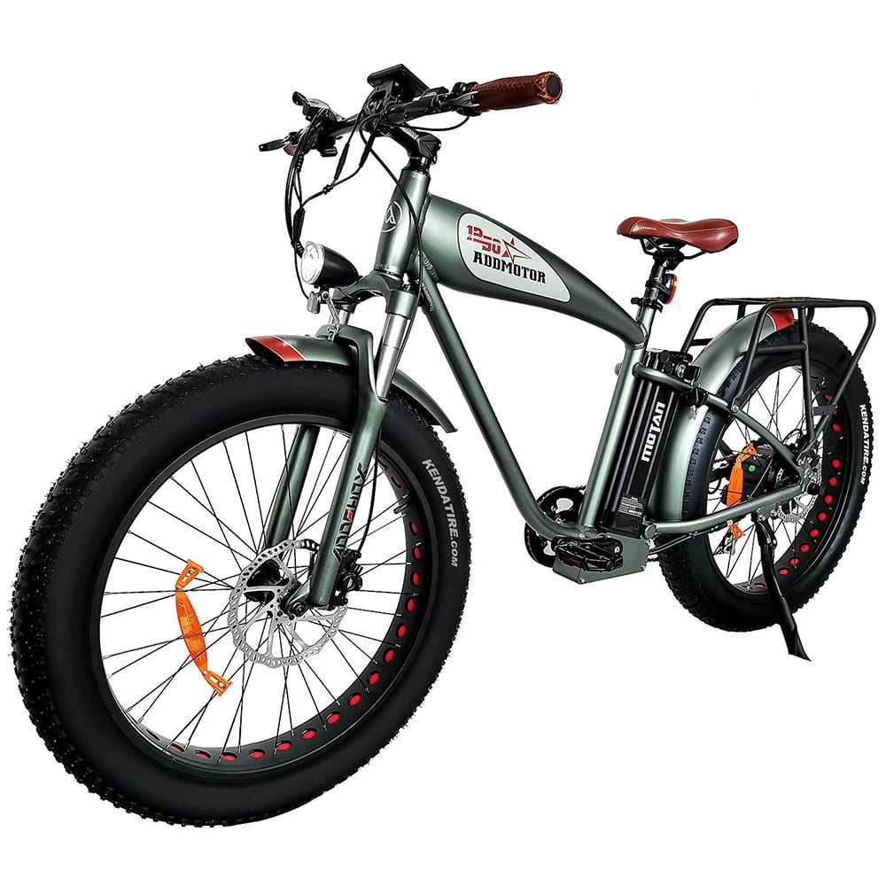 Addmotor 26" Electric Mountain Bikes for Adults, 1250W Unisex Fat Tire