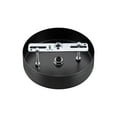 thumbnail image 3 of Aspen Creative 21517-12 Contemporary Fixture Canopy Kit, 4-3/4" Diameter with Loop, 7/16" Center Hole, Matte Black, 2 Sets/Pack, 3 of 5