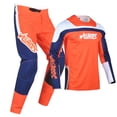 thumbnail image 4 of Willbros Mens MX Gear Set Dirt Bike Offroad Motocross Jersey Pants Combo BMX ATV Enduro Blue Orange (Jersey XXL Pants 38), 4 of 7