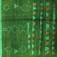 thumbnail image 1 of Ahgly Company Indoor Square Solid Green Modern Area Rugs, 4' Square, 1 of 4
