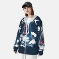 thumbnail image 4 of Picia Shark Women's Men's UPF 50+ Sun Protection Hoodie Shirt Long Sleeve SPF Fishing Outdoor UV Hiking Lightweight Shirts-XX-Large, 4 of 9