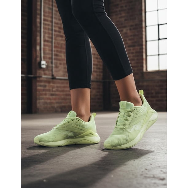 Tenis Reebok Mujer Dama Crossfit Entrenamiento Nanoflex Tr 2 verde 3,5 MX
