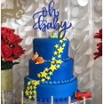 thumbnail image 2 of Cake Topper EONNCNT Brillo Azul Oh Bebé 16x21 cm, 2 of 7