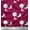 Burgundy, variant on Soimoi Cotton Duck Fabric Bamboo Tree,Moon & Stork Bird Printed Fabric 1 Yard 42 Inch Wide