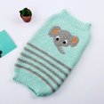 thumbnail image 1 of Pantalones de bebé suaves con diseño de dibujos animados para niños, pantalones cortos de cintura alta doble, pantalones de lana oblicuos con hilo de lana, 1 of 6