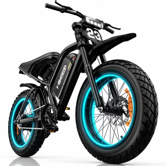20" Fat Tire Electric Bike for Adults, 1500W Peak Dirt Ebike, 48V 17.5Ah Battery, Electric Mountain Bike for Men, UL2849