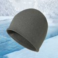 thumbnail image 6 of LEKODE Thin Beanie Brimless Hat Warm Hats for Women Winter Hat No Brim Hats for Men Beanie Caps for Men Winter Hat Women Gray One Size, 6 of 9