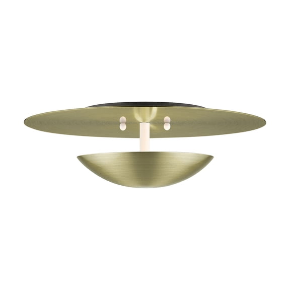 Livex Lighting - Ventura - 2 Light Large Convertible Semi-Flush Mount In