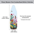 thumbnail image 5 of HELLHERO Easy Installation 15x54 Ironing Board Cover and Pad - Elastic Edge, Applicable Standard Size Iron Board Cover, Stain Resistant, Setup for Effortless Ironing Experience, Flower and Bird, 5 of 5