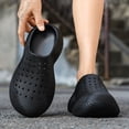 thumbnail image 2 of Rokment Womens Mens Closed Toe Mule Slides EVA Slip on Clogs Comfort Arch Support Walking Sandals Non-Slip Quick Dry Waterproof Outdoor Beach Pool Casual Nursing Garden Shoes Black Size 5.5, 2 of 6
