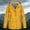 Yellow, variant on Hueook Waterproof Raincoat Lightweight Rain Jacket Hoooded Windbreake Women's Casual Softshell Jacket Pink XL