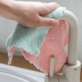 thumbnail image 5 of Joernso 5Pcs Water Absorbent Washing Dish Cloth Towel Rag Home Kitchen Clean Tablecloth, 5 of 8