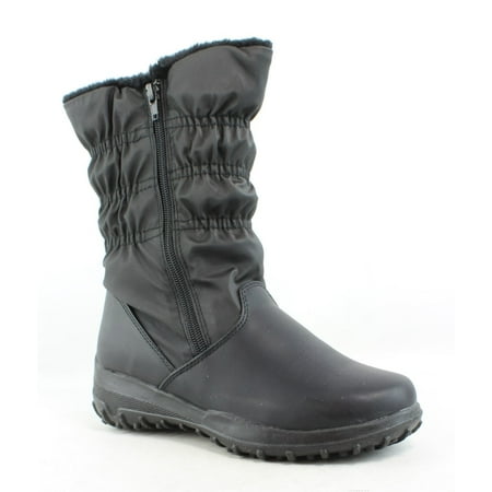 Tundra Womens Peetra Black Snow Boots Size 7 (C,D,W) - Walmart.com