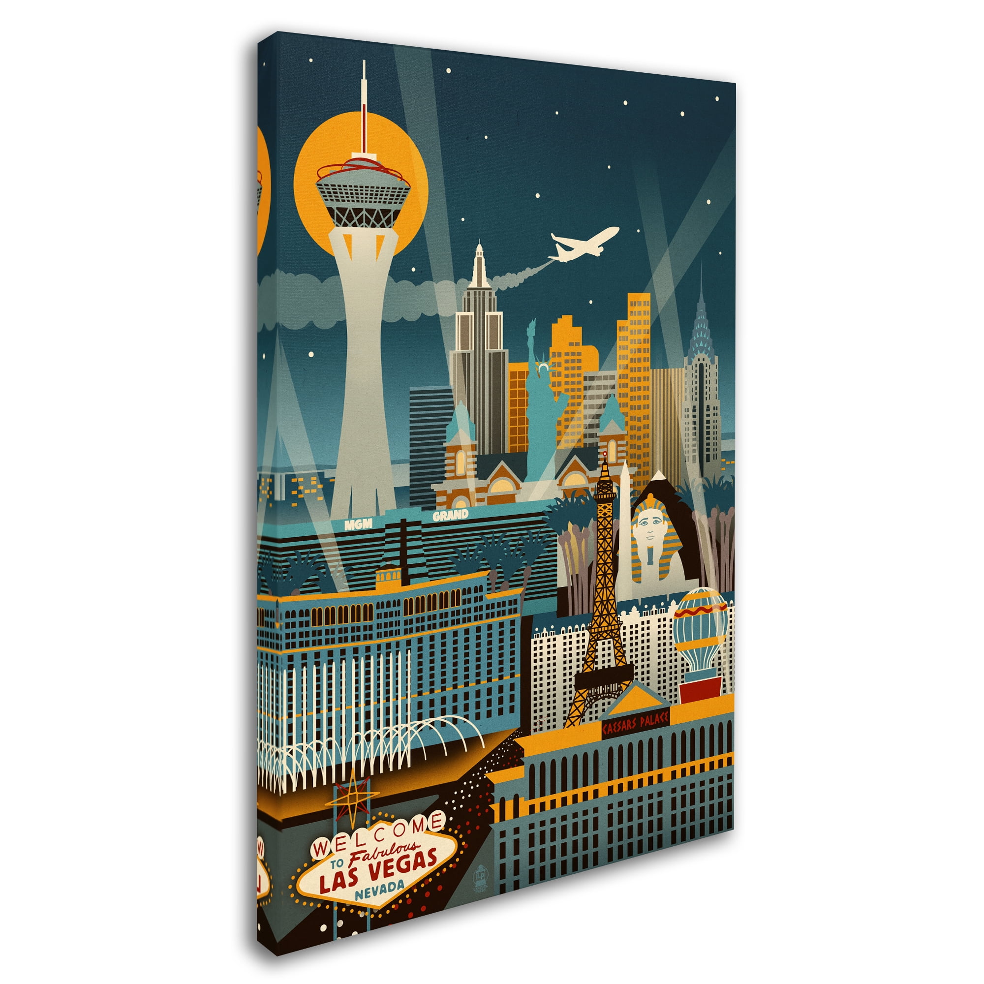 Trademark Fine Art 'Travel 132' Canvas Art by Lantern Press