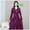 3, variant on Elegant V-neck Women‘s Dress: Slimming Long Sleeve Autumn Dress for Middle-Aged and Elderly Mothers with Pockets tzw