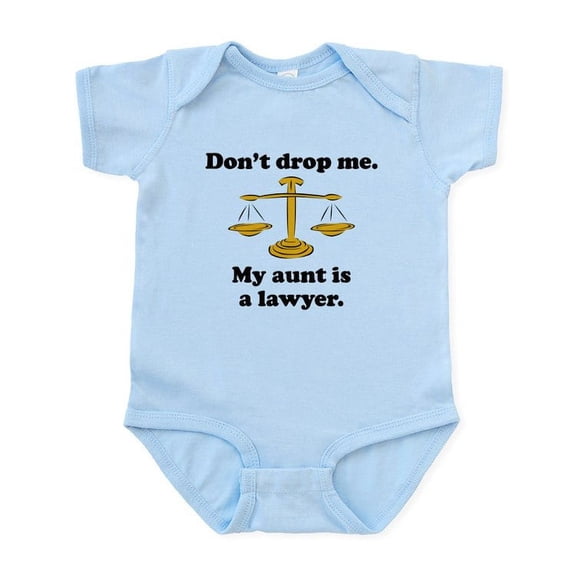 CafePress - My Aunt Is A Lawyer Body Suit - Baby Light Bodysuit, Size Newborn - 24 Months