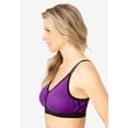 thumbnail image 3 of Amoureuse Women's Plus Size Seamless Velvet Trim Support Bra, 3 of 5