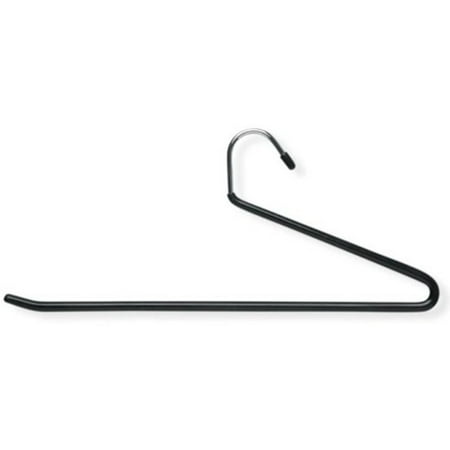 Honey Can Do Open-Ended Non-Slip Pant Hangers, Black (pack of 6)
