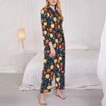 thumbnail image 3 of Balery Colorful Astronomy Conjunto de Pijama con Estampado para Mujer, Conjunto de Dos Piezas con Manga Larga, Ropa de Dormir Suave con Bolsillos, Pijamas Cómodos-Large, 3 of 7