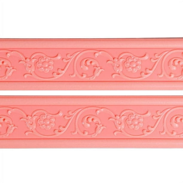 3D Waterproof Wallpaper Border Peel and Stick Wall Border Foam Mirror