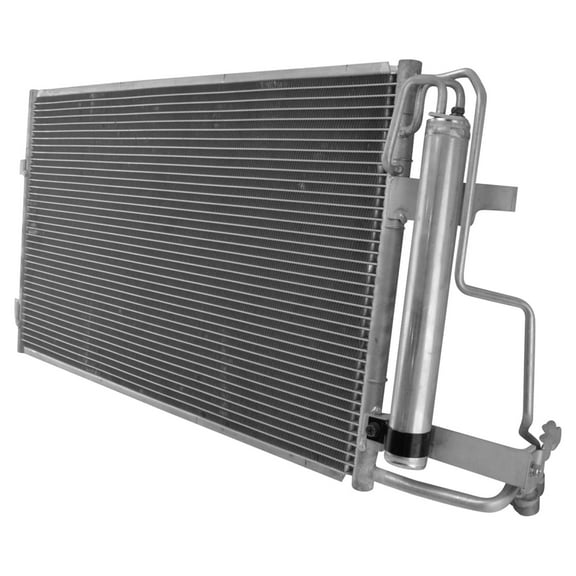 TRQ Air Conditioning AC A/C Condenser with Receiver Drier Assembly for Mazda 3 ACA84419