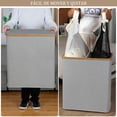 thumbnail image 2 of Cesto de la Ropa Portátil Grande de 150L con Tapa Cesto de la Ropa Plegable con Tapa Ahorra Espacio en Taquillas, Dormitorios y Lavanderías, Adecuado Para Viajar, uso Doméstico, 2 of 7