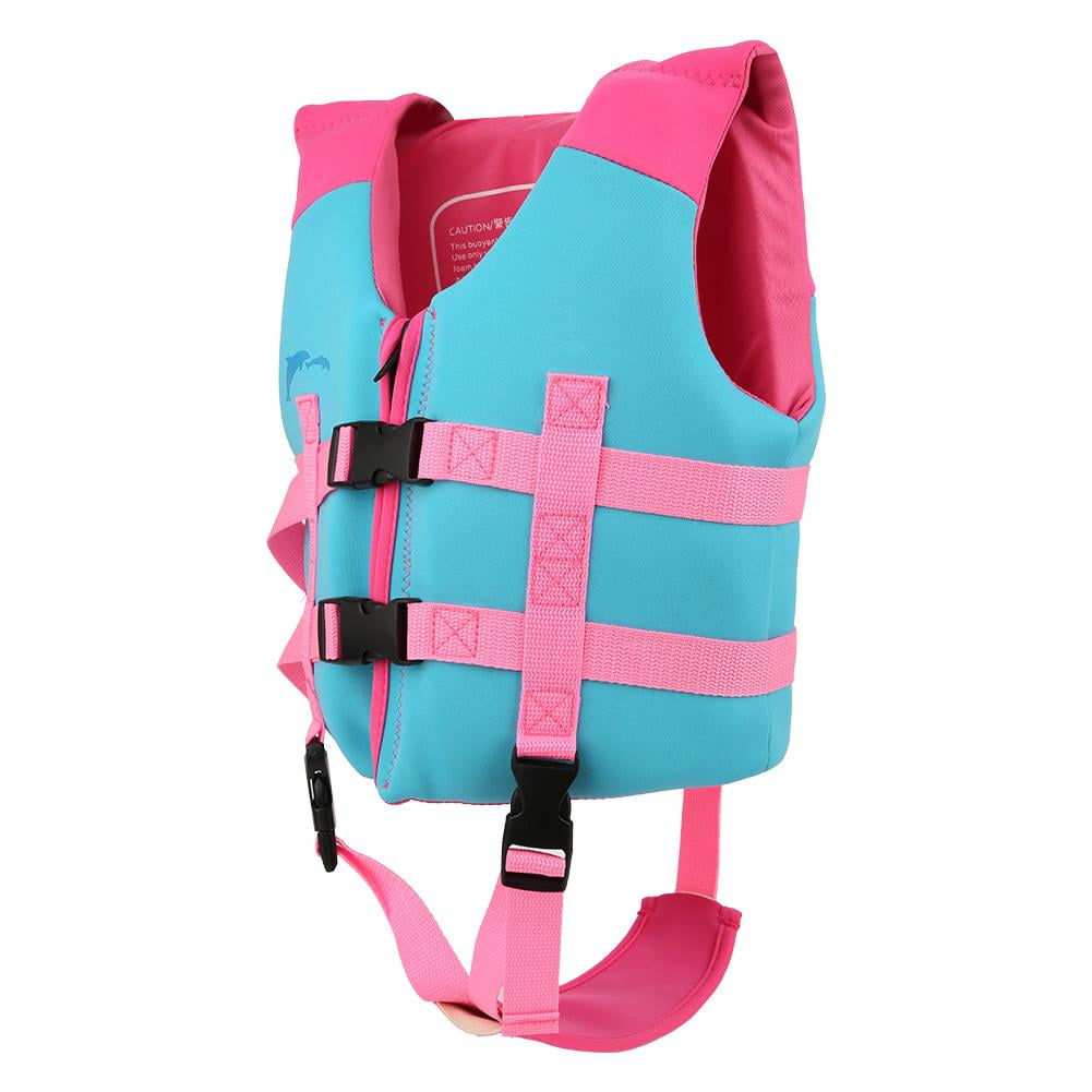 Durable Life Vest Buoyancy Swimming Floating Removable Jacket for Children Kids 
