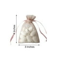 thumbnail image 6 of Efavormart 50PCS ROSE QUARTZ Organza Gift Bag Drawstring Pouch Wedding Favors Bridal Shower Treat Jewelry Bags - 3"x4", 6 of 10