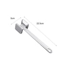 thumbnail image 6 of Limei Meat Tenderizer Tool, Heavy Duty Meat Mallet, Meat Hammer, Metal Meat Pounder, Stainless Steel Double Side Beaf Steak Mallet Meat Tenderizer Hammer, Small, 6 of 7
