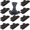 thumbnail image 1 of Pinces à Bâche Robustes, Lot de 20 Pinces à Bâche Robustes, Attaches de Tente Requin Support Lh-1, 1 of 5