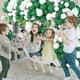 thumbnail image 4 of Kit de arco de globos PASOCON, verde esmeralda, plata y blanco, 4 of 7