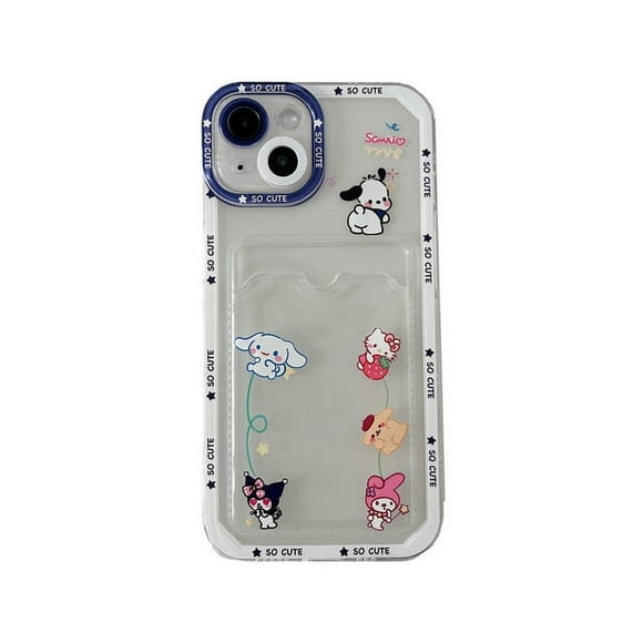 2024 Sanrio Cinnamoroll Hello Kitty Pochacco Phone Case For iPhone 7 8 X XS XR 11 12 13 14 15 Pro Max Kuromi Melody Cover Funda LXY