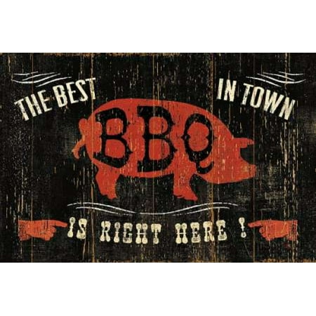 The Best BBQ in Town Canvas Art - Pela Studio (12 x (Best Sec College Towns)