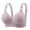 Purple, variant on Amidoa Heavy Breast Womens Bras Beige Push-up Wire-Free High Impact Bra Women Lingerie 36