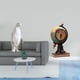 thumbnail image 2 of Escultura de pingüino, estatua de animal de resina, figura de globo, reloj de mesa, adorno artesanal coleccionable, ligero, resistente, diseño único,, 2 of 8