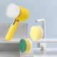 thumbnail image 1 of Cepillo de limpieza eléctrico recargable Scrub-ber con 3 cabezales intercambiables | Rotación de 360° para baño, cocina y azulejos | Carga USB tipo C | Autonomía de 120 min | Montaje en pared, 1 of 7