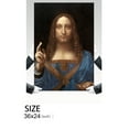 thumbnail image 7 of DECORARTS - Portrait Of Christ in Salvator Mundi by Leonardo Da Vinci. Giclee Prints on Acid Free Cotton Canvas, Stretched Canvas Wall Art. 24x36 in, 7 of 7